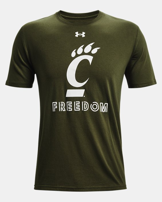 Men's UA Freedom Collegiate Sideline Graphic Short Sleeve, Misc/Assorted, pdpMainDesktop image number 3